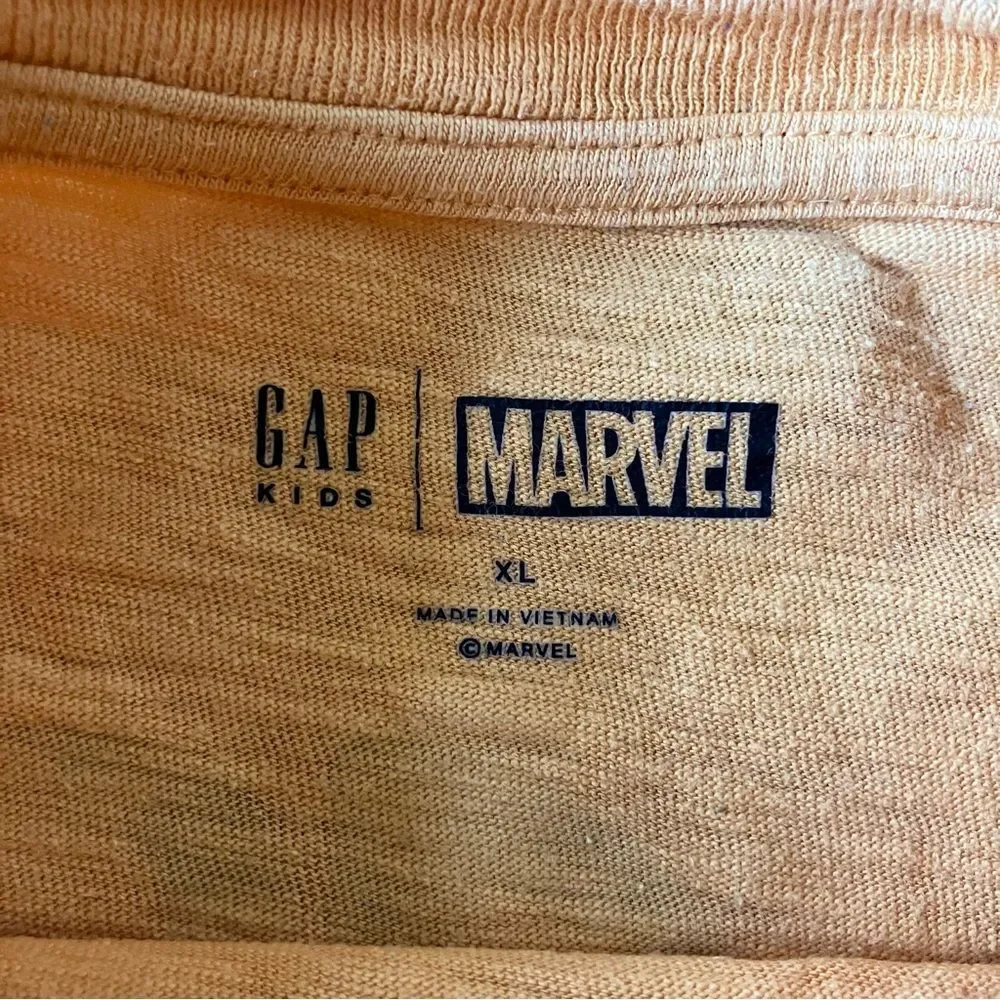 Gap Kids Orange Marvel Black Panther Wakanda T-Shirt Tee MCU Superhero XL 12
